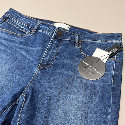 ARTICLES OF SOCIETY Hilo Ripped Denim Jeans Women's Sz 32 Blue 5350PLV-706 (New)