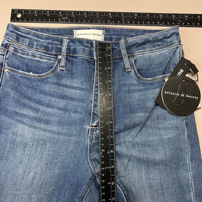 ARTICLES OF SOCIETY Pearl City Denim Jeans Women's Sz 26 Blue 4018PLV-712 (New)