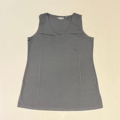 SUSAN GRAVER Knit Cardigan & Tank Set Women's Sz XL Grey / Black A384258F19670 (New)