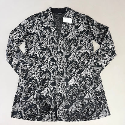 SUSAN GRAVER Knit Cardigan & Tank Set Women's Sz XL Grey / Black A384258F19670 (New)