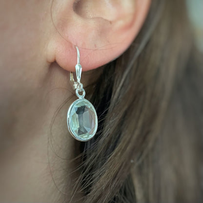 Green Amethyst Danglers
