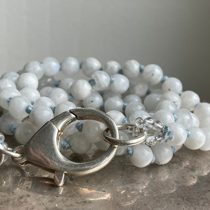 Rainbow Moonstone Medium + Clasp