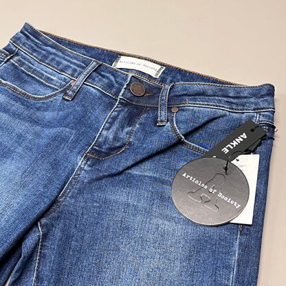ARTICLES OF SOCIETY Hilo Ripped Denim Jeans Women's Sz 24 Blue 5350PLV-706 (New)