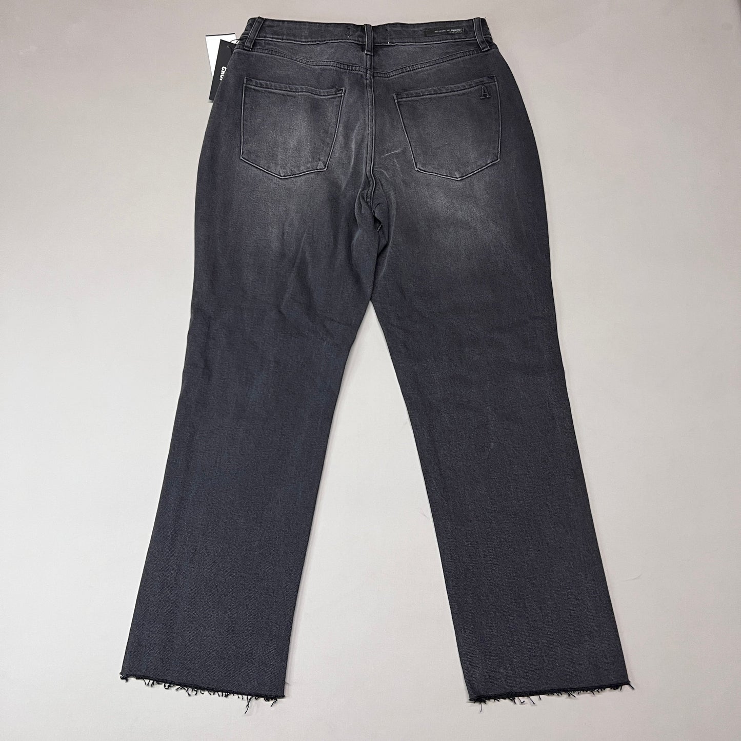 ARTICLES OF SOCIETY Kate Eleele Raw Hem Cropped Jeans Women's Sz 26 Black 4810TQB-720 (New)