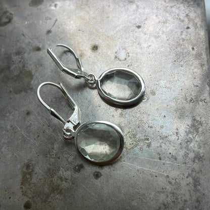 Green Amethyst Danglers