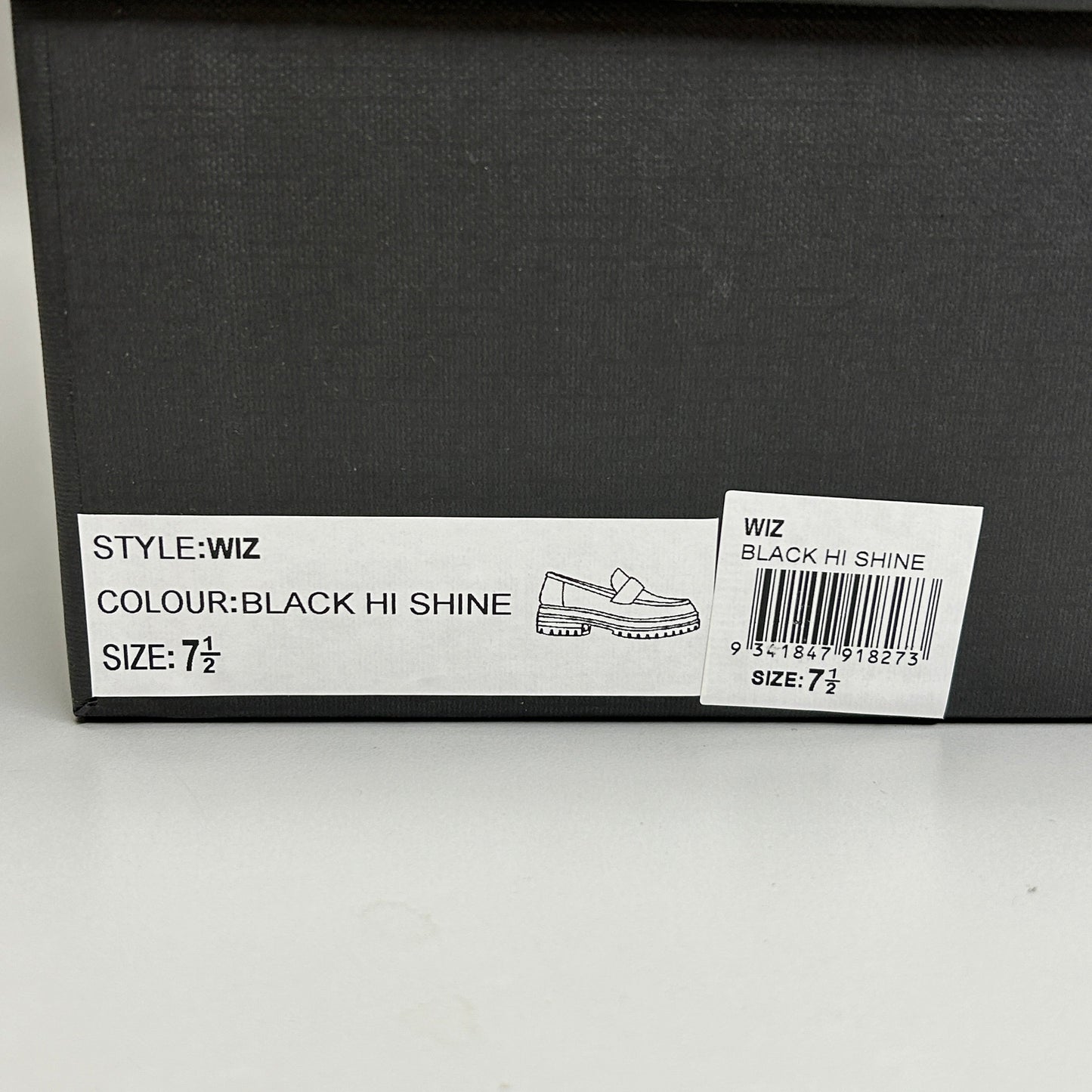 TONY BIANCO Wiz Black Hi Shine Casual Shoes Women's Sz 7.5 (New)