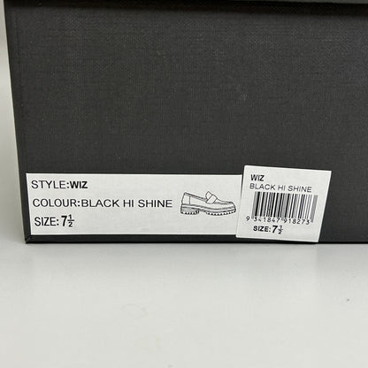 TONY BIANCO Wiz Black Hi Shine Casual Shoes Women's Sz 7.5 (New)