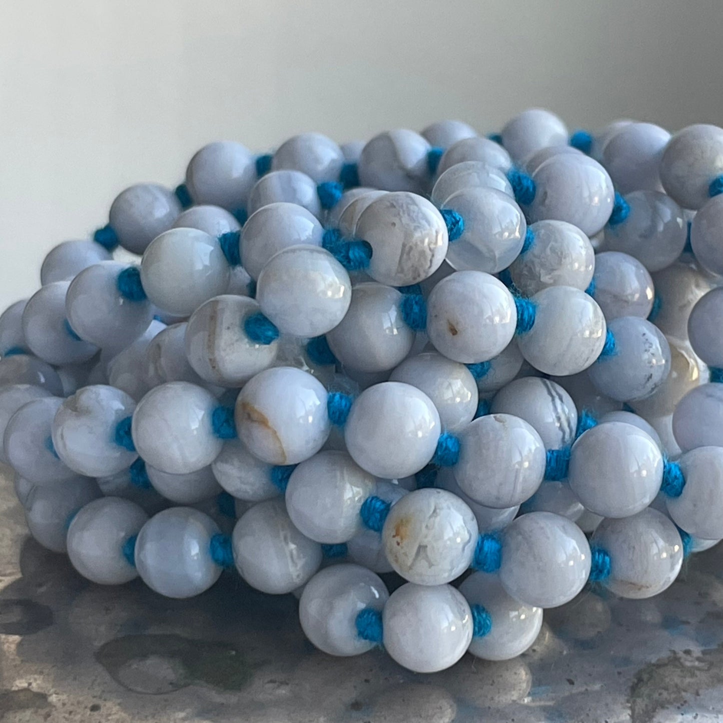 Blue Lace Agate Long