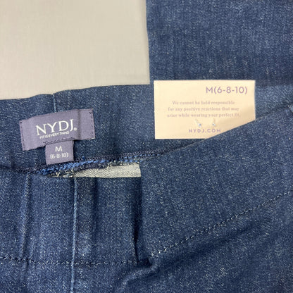 NYDJ Pull On Slim Boot Spanspring Denim Jeans Women's Sz M Kenzie MMNS8524 (new)