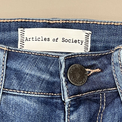 ARTICLES OF SOCIETY Pearl City Denim Jeans Women's Sz 28 Blue 4018PLV-712 (New)