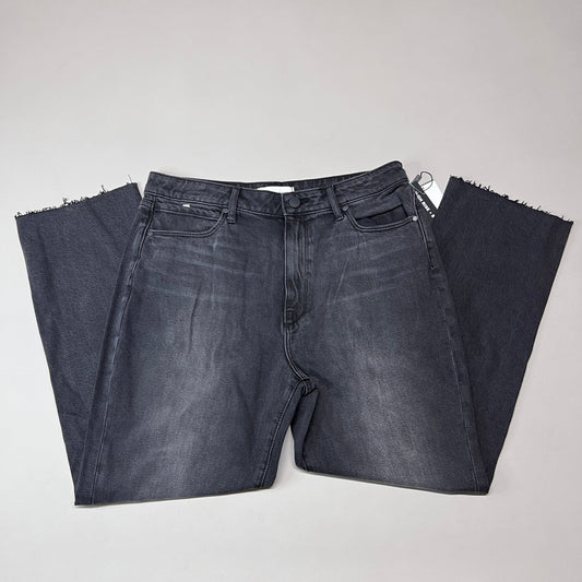 ARTICLES OF SOCIETY Kate Eleele Raw Hem Cropped Jeans Women's Sz 30 Black 4810TQB-720 (New)