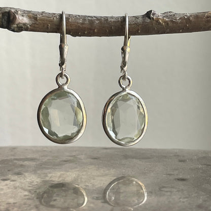 Green Amethyst Danglers
