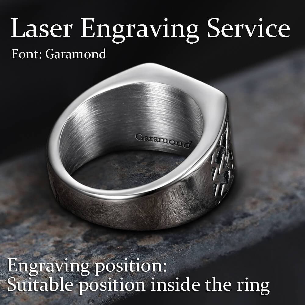 Irish Claddagh Stainless Steel Celtic Knots Ring