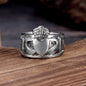 Irish Claddagh Stainless Steel Wedding Ring