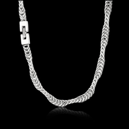 Irregular Wavy Stainless Steel Snake Chain
