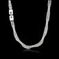 Irregular Wavy Stainless Steel Snake Chain