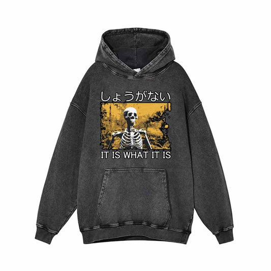 It is What it is Vintage Washed Hoodie