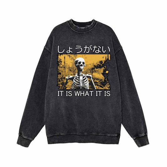 It is What it is Vintage Washed Sweatshirt