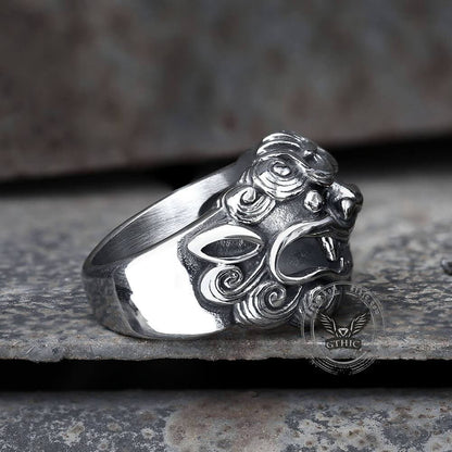 Japanese Demon Stainless Steel Beast Ring