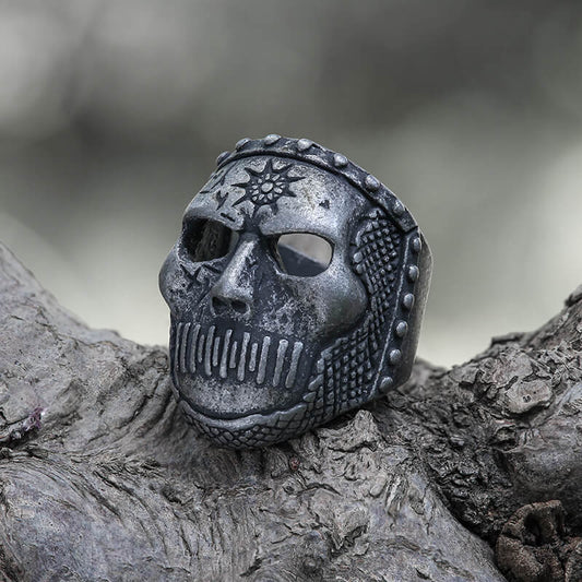 Jay Mask Stainless Steel Slipknot Ring