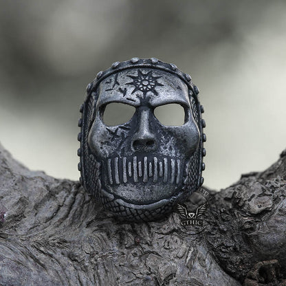 Jay Mask Stainless Steel Slipknot Ring