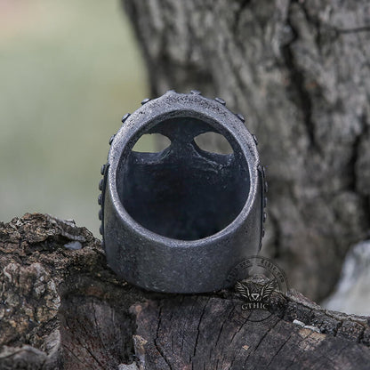 Jay Mask Stainless Steel Slipknot Ring