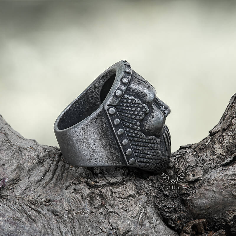 Jay Mask Stainless Steel Slipknot Ring