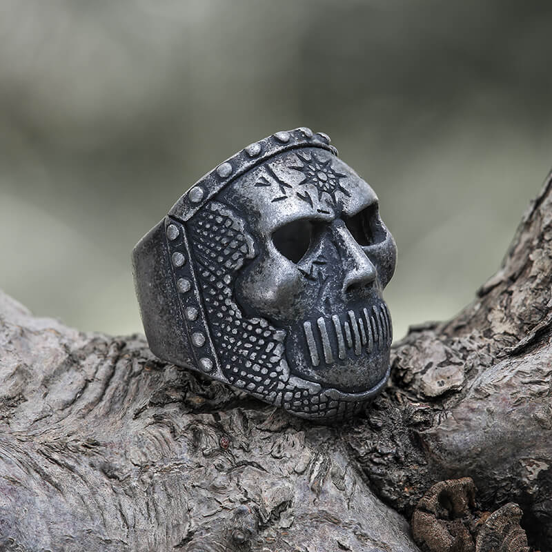 Jay Mask Stainless Steel Slipknot Ring