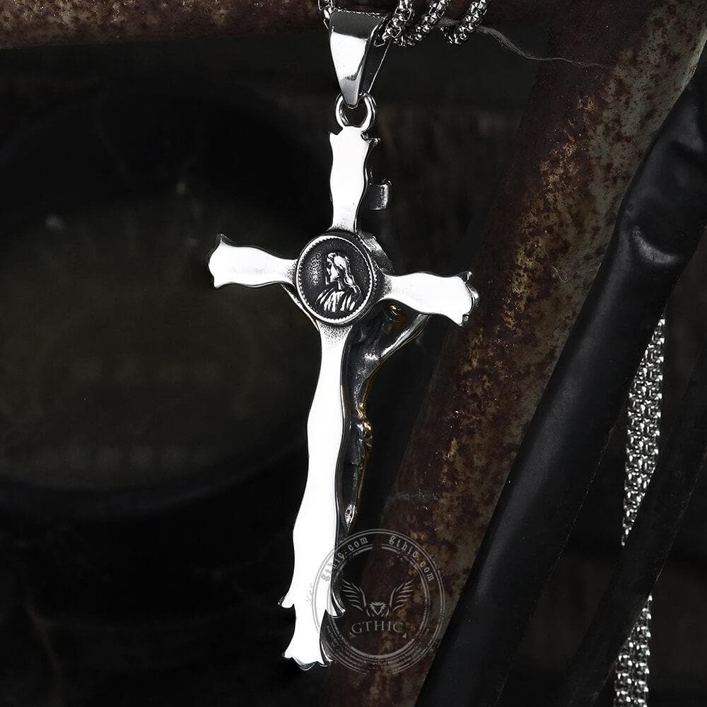 Jesus’ Suffering Stainless Steel Pendant