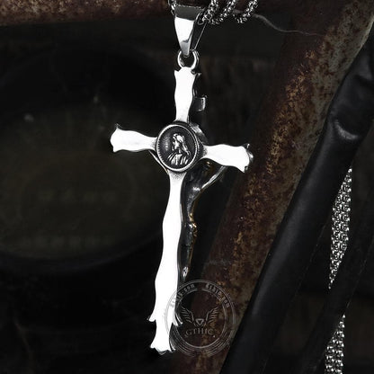 Jesus’ Suffering Stainless Steel Pendant