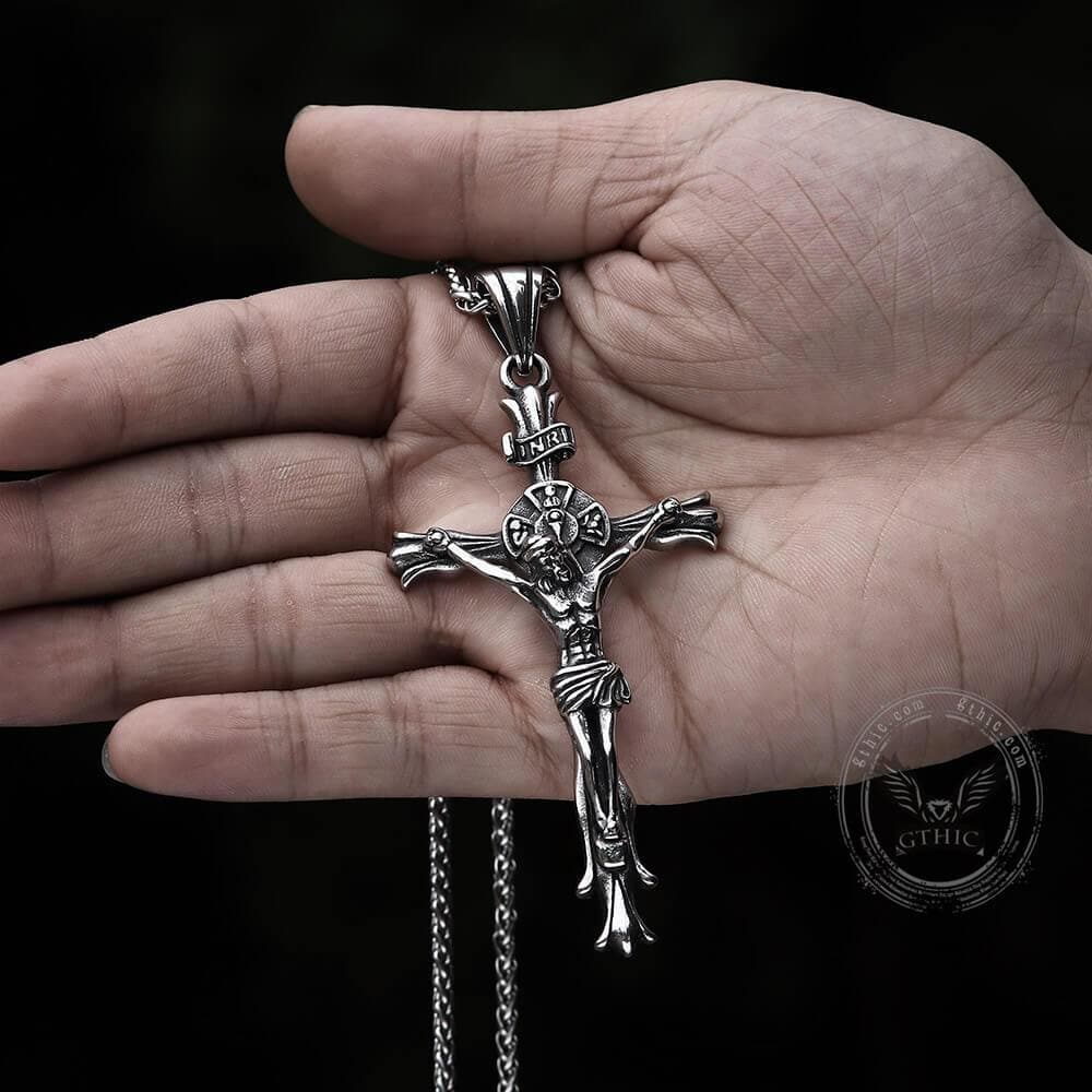 Jesus’ Suffering Stainless Steel Pendant