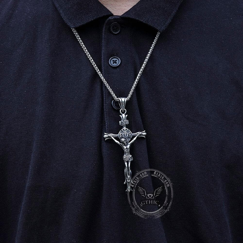 Jesus’ Suffering Stainless Steel Pendant