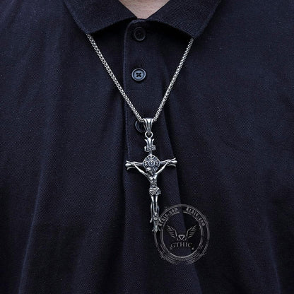 Jesus’ Suffering Stainless Steel Pendant