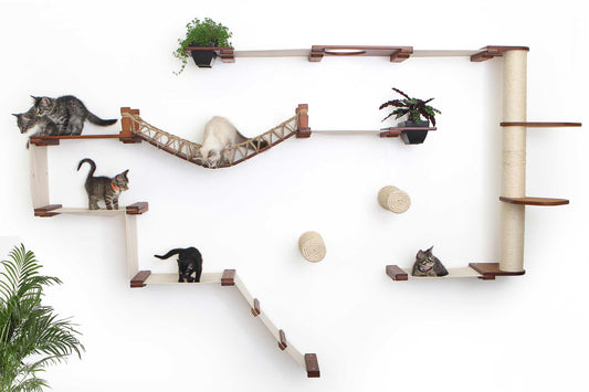 The Juggernaut - Indoor Cat Playground for Wall