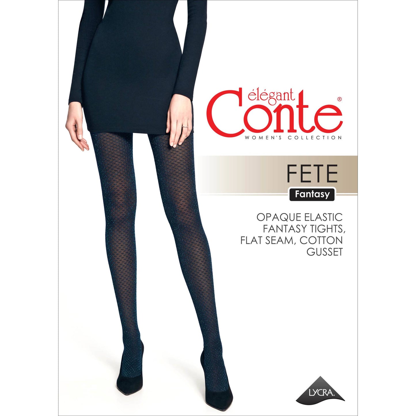 Fantasy Tights Conte Fete - Shiny Rete Lurex