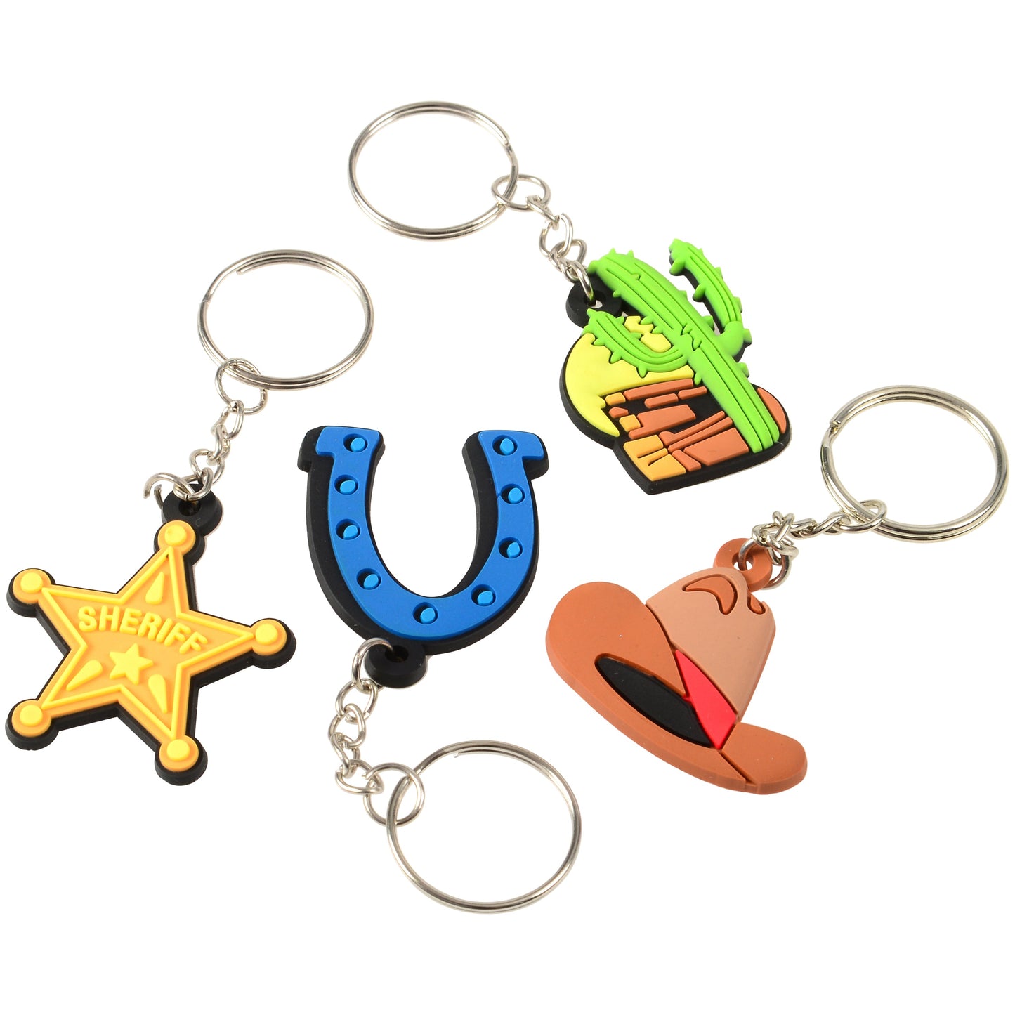 Western Rubber Keychains