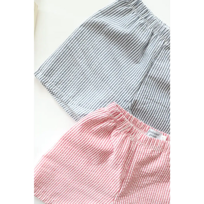 Kids Striped Pull-On Shorts