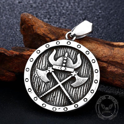 King Of Gods Stainless Steel Viking Pendant