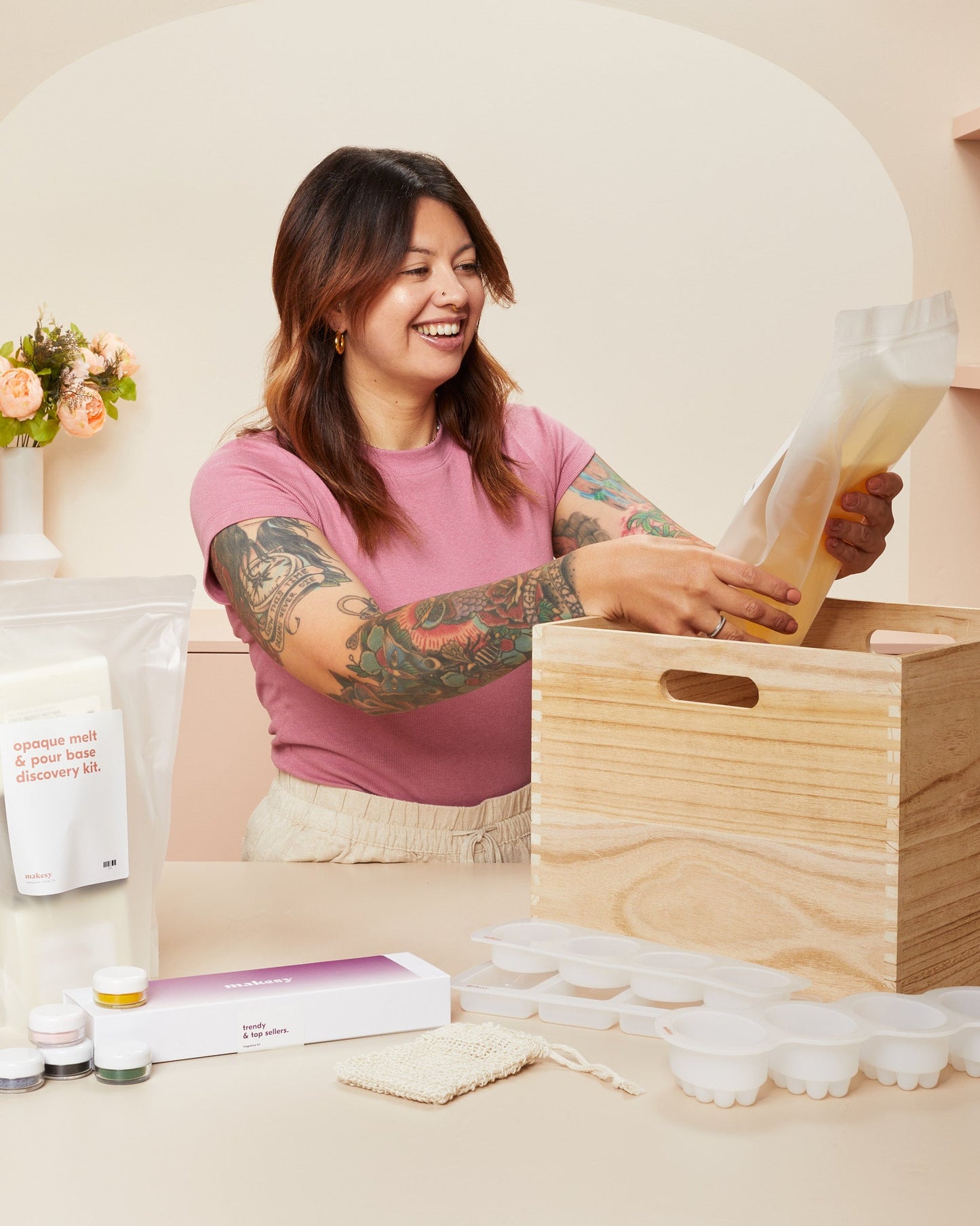 starter melt & pour soap making kit
