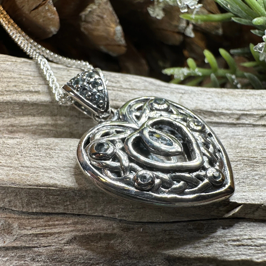 Emilie Celtic Heart Necklace