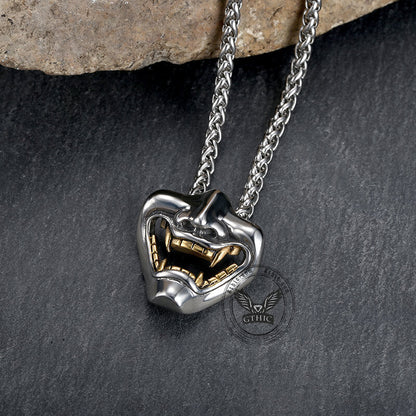 Kobe Japan Fangs Ghost Stainless Steel Pendant