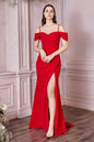 Crepe Off The Shoulder Dress
