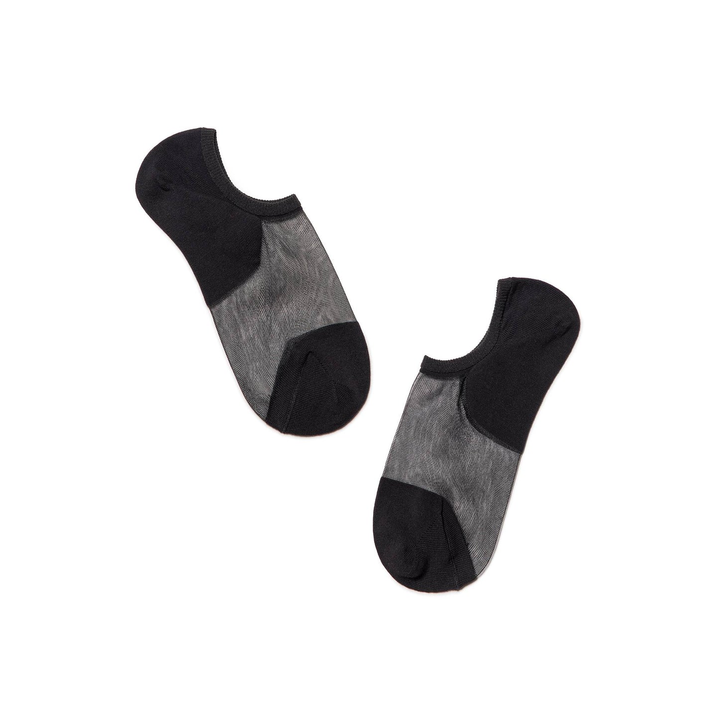 Cotton Ankle Socks Conte Active - Inserts Of Transparent Mesh