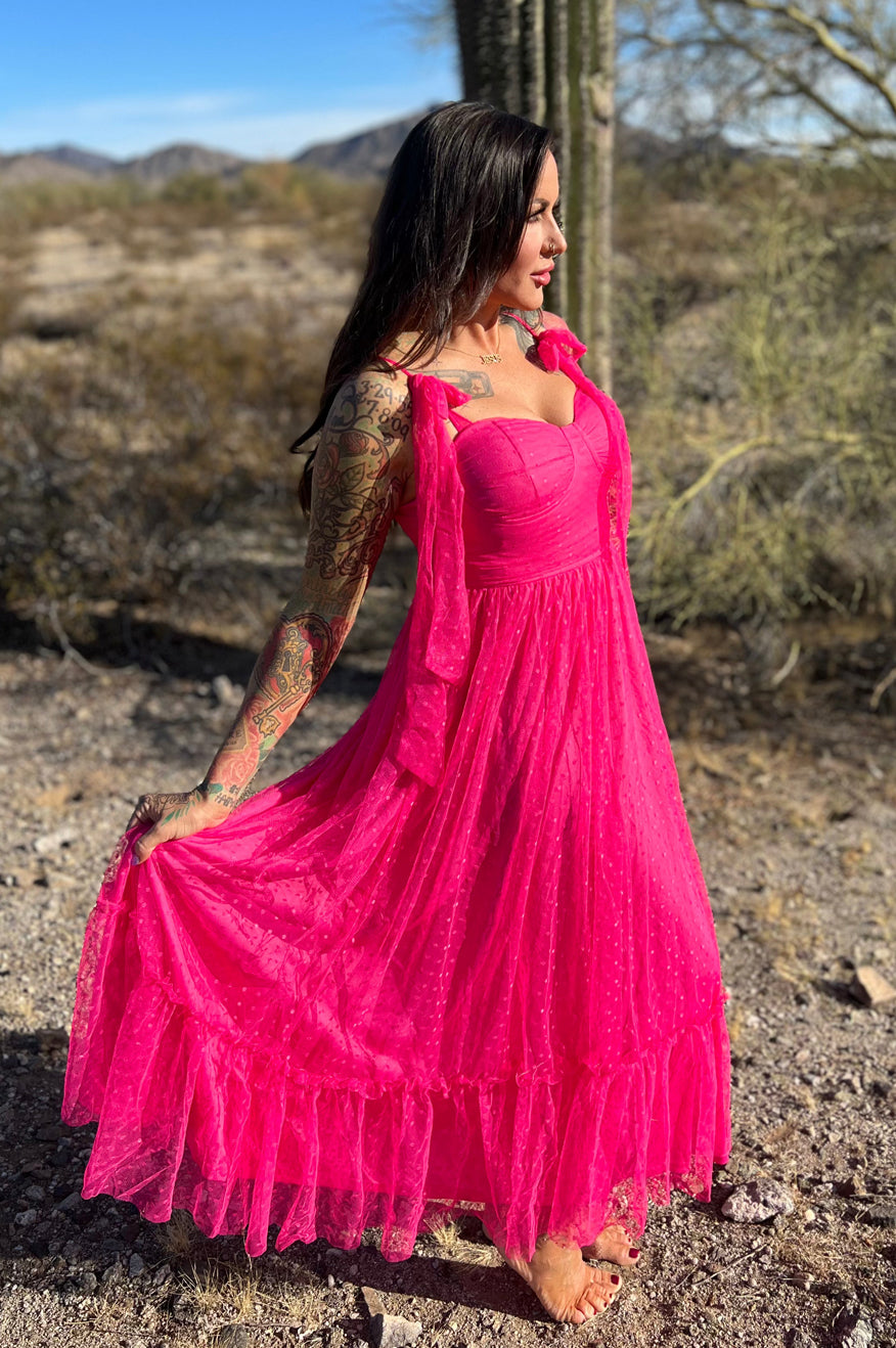 Cinderella Pink Tulle Dress -clearance