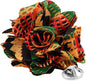 Vittorio Vico Unisex Kente Satin Flower Lapel Pin