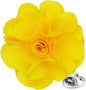 Vittorio Vico Unisex Satin Solid Flower Lapel Pin