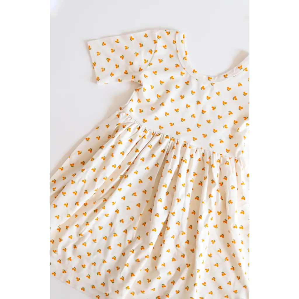 Lemon Shake Up All Day Twirl Dress for Kids