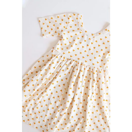 Lemon Shake Up All Day Twirl Dress for Kids