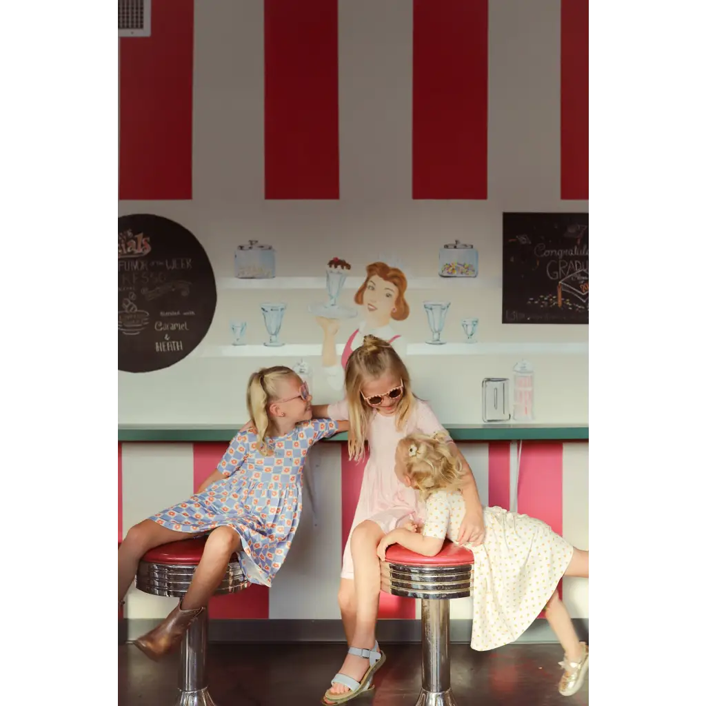 Lemon Shake Up All Day Twirl Dress for Kids