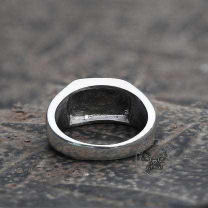 Letters DAD Stainless Steel Ring